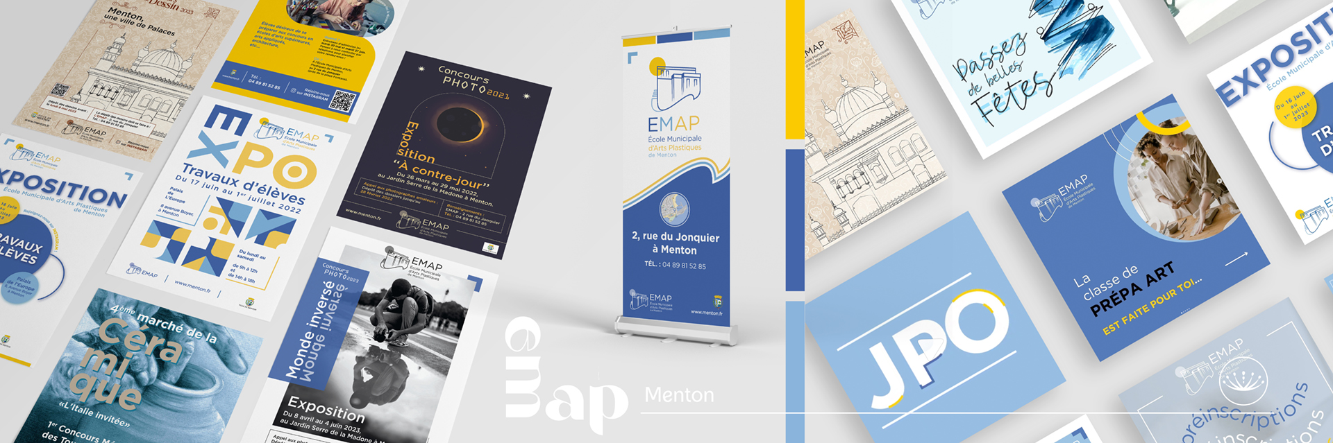 Identité visuelle EMAP Menton