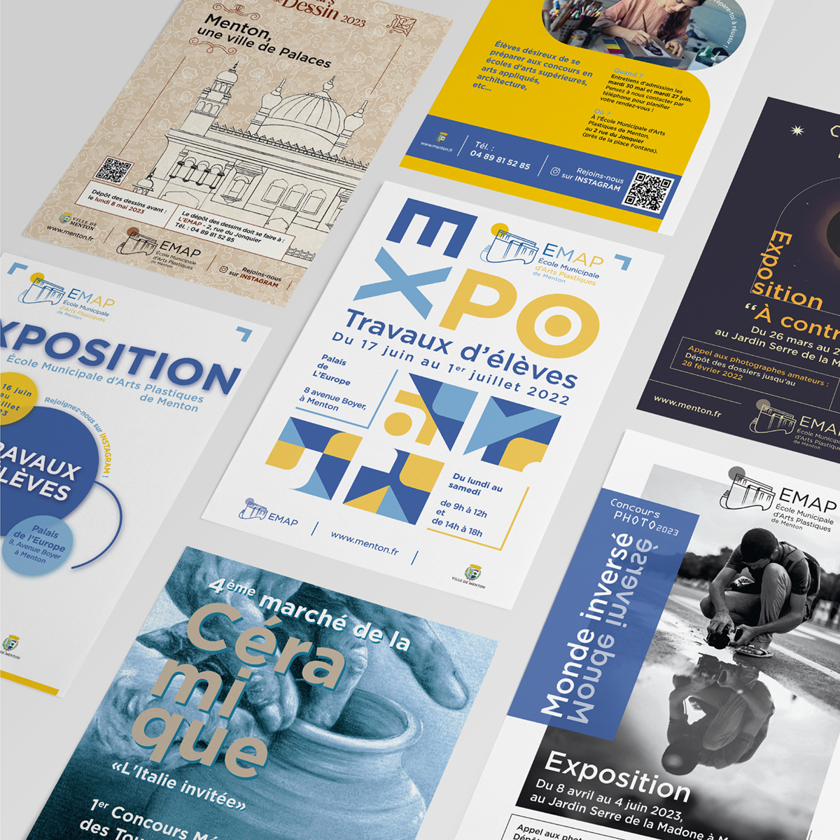 Identité visuelle EMAP Menton